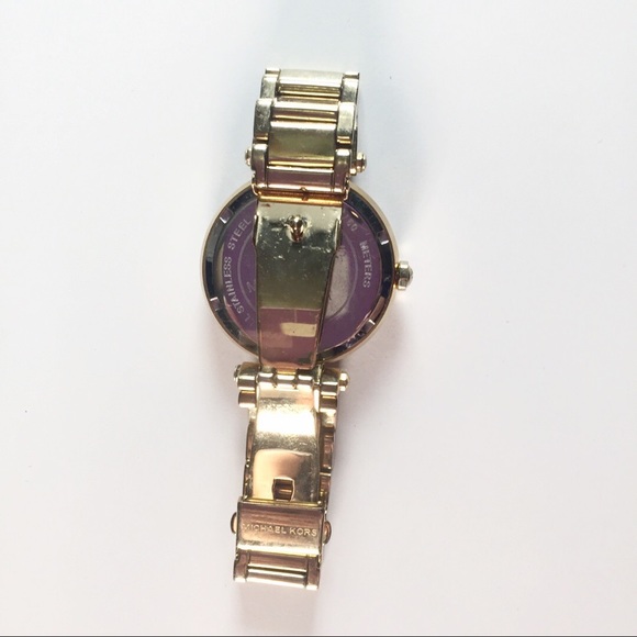 Michael Kors Gold Mother of Pearl Analog Watch - Picture 7 of 8